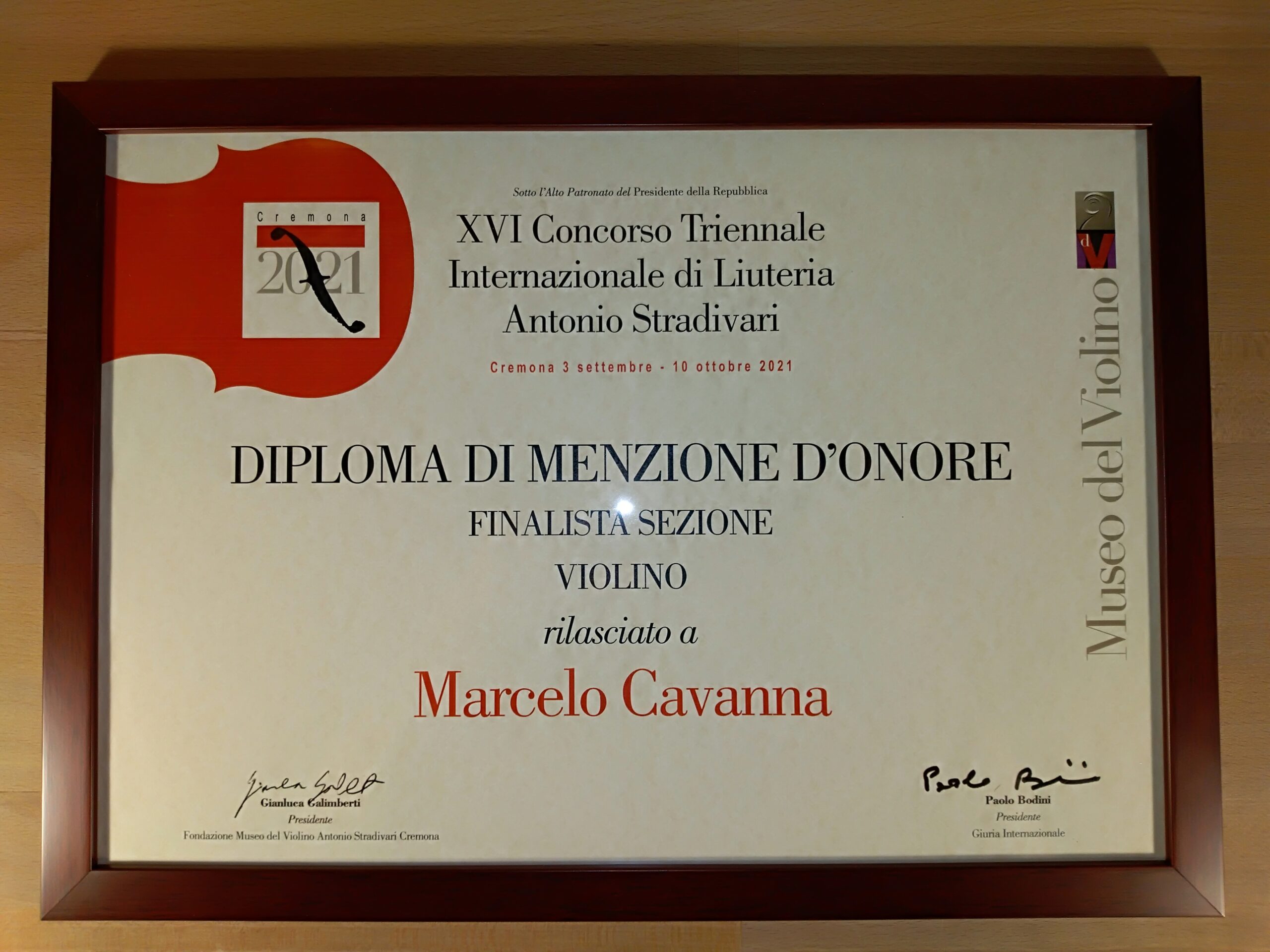 Diploma di liuteria